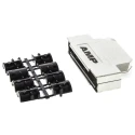TE Connectivity ADK Series Zinc Angled D-Sub Backshell 37 Way Strain Relief 5-1478763-4