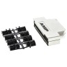 TE Connectivity ADK Series Zinc Angled D-Sub Backshell 37 Way Strain Relief 5-1478763-4