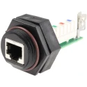 Brad from Molex ENDR Series RJ45 Connector Female Panel Mount Straight 1 Port RJ45