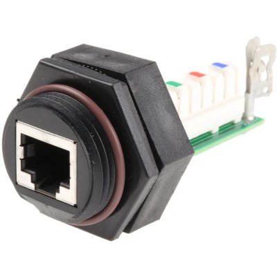 Brad from Molex ENDR Series RJ45 Connector Female Panel Mount Straight 1 Port RJ45