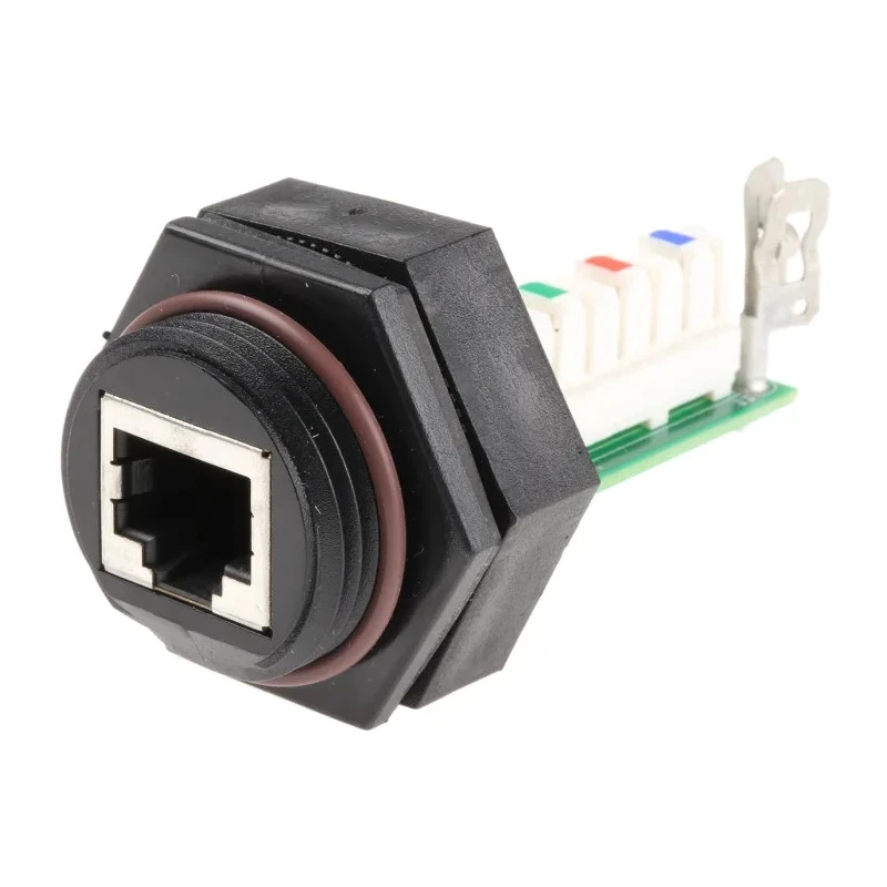 Brad from Molex ENDR Series RJ45 Connector Female Panel Mount Straight 1 Port RJ45