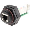 Brad from Molex ENDR Series RJ45 Connector Female Panel Mount Straight 1 Port RJ45