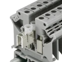 Phoenix Contact UK 6 N Series Feed Through Terminal Block Grey, 0.2mm² to 6 mm², 1-Level, Screw Termination, 800V 3004524