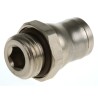 Legris Pneumatic Fitting LF3600 Series Male Threaded-to-Tube Push-In Nickel Plated Brass 1/4 in G 8mm 120°C 30 bar LF3600