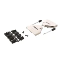 TE Connectivity ADK Series Zinc Straight D-Sub Backshell, 25 Way Strain Relief 5-1478762-3