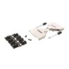 TE Connectivity ADK Series Zinc Straight D-Sub Backshell, 25 Way Strain Relief 5-1478762-3