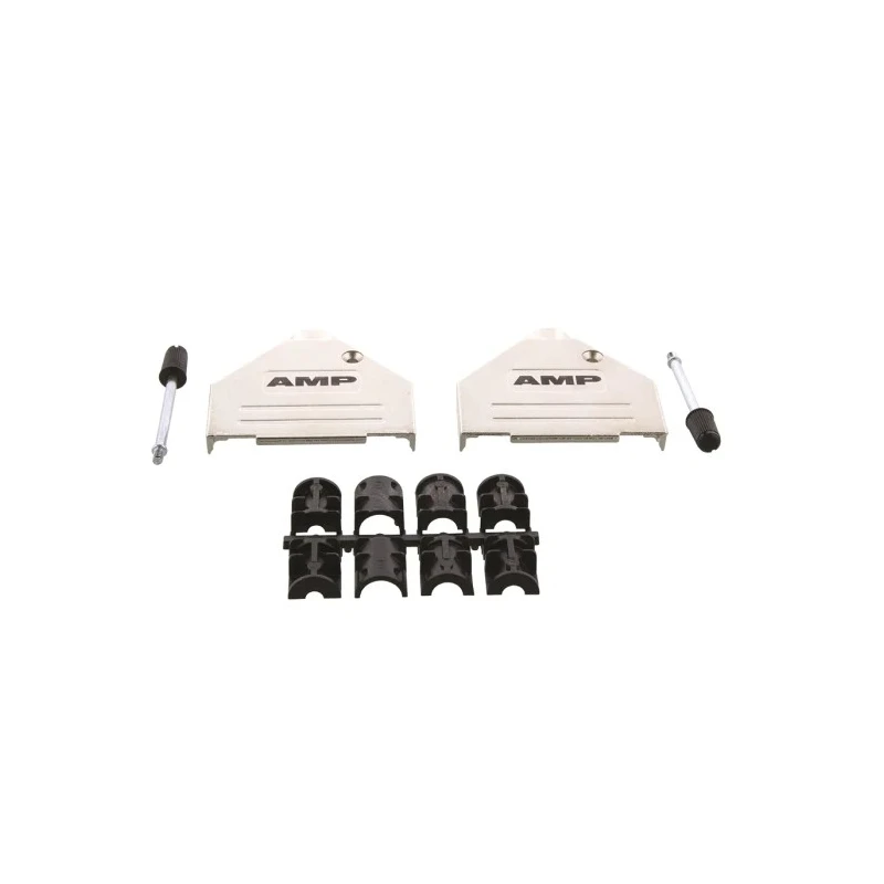 TE Connectivity ADK Series Zinc Straight D-Sub Backshell, 25 Way Strain Relief 5-1478762-3