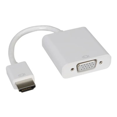 Roline HDMI Female to VGA Straight AV Adapter with Active IC Chip, 150mm Length 12.03.3114-10