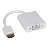 Roline HDMI Female to VGA Straight AV Adapter with Active IC Chip, 150mm Length 12.03.3114-10