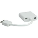 Roline HDMI Female to VGA Straight AV Adapter with Active IC Chip, 150mm Length 12.03.3114-10