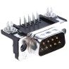 TE Connectivity AMPLIMITE HD-20 9 Way Right Angle 2.74 mm Pitch Through Hole D-Sub Connector with 4 to 40 UNC 5747840-4