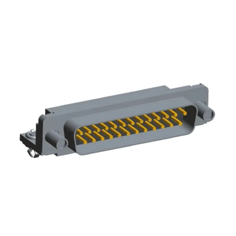 TE Connectivity AMPLIMITE HD-20 25 Way Right Angle 2.76 mm Pitch Through Hole D-Sub Connector with 4 to 40 UNC 5747842-6
