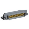 TE Connectivity AMPLIMITE HD-20 25 Way Right Angle 2.76 mm Pitch Through Hole D-Sub Connector with 4 to 40 UNC 5747842-6
