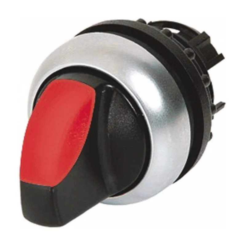 Moeller RMQ-Titan Series 3 Position Illuminated Selector Switch Head, 22 mm Cutout, Red Handle 78635881 M22-WLK3-R+M22-A