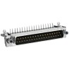 TE Connectivity AMPLIMITE HD-20 37 Way Right Angle 2.75 mm Pitch Through Hole D-Sub Connector with 4 to 40 UNC 5747843-6