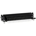 TE Connectivity AMPLIMITE HD-20 37 Way Right Angle 2.75 mm Pitch Through Hole D-Sub Connector with 4 to 40 UNC 5747843-6