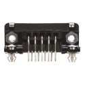 TE Connectivity AMPLIMITE HD-20 9 Way Right Angle 2.74 mm Pitch Through Hole D-Sub Connector 5747844-4