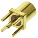 RS PRO MMCX Series Coaxial Connector Through Hole Female MCX 50 Ω Straight Body Solder 1-1634009-0
