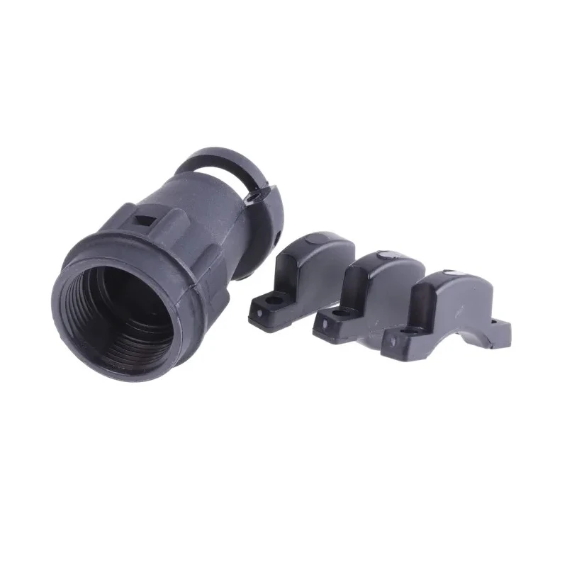 ITT Cannon TNASize 14 Straight Circular Connector Backshell Strain Relief Polymer Black 80.5mm TNA14CC-SR00L / 192900-0286