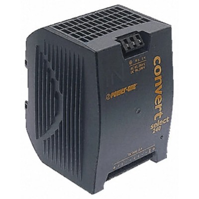 BEL POWER SOLUTIONS INC LWR Switched Mode DIN Rail Power Supply 350 V dc, 264V ac AC/DC Input 24V dc, 5 A Output LWR1601-6E