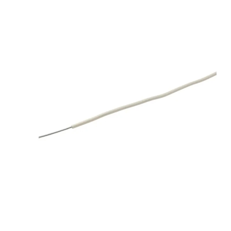 Alpha Wire PVC Series White Hook Up Wire, 22 AWG, 1/0.64 mm Core Strands, 30 m, 300V, Flame Retardant, Model 3051/1 WH005