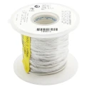 Alpha Wire PVC Series White Hook Up Wire, 22 AWG, 1/0.64 mm Core Strands, 30 m, 300V, Flame Retardant, Model 3051/1 WH005