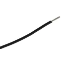 Alpha Wire Hook Up Wire PVC Series Black Jacket 14 AWG 600V 105°C 30m Copper Conductor 3079 BK005