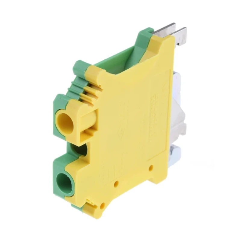 Phoenix Contact 2-Way USLKG 6 N Earth Terminal Block, 10mm², 24AWG, 8 AWG Wire, Screw Termination, Polyamide 0442079