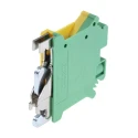 Phoenix Contact 2-Way USLKG 6 N Earth Terminal Block, 10mm², 24AWG, 8 AWG Wire, Screw Termination, Polyamide 0442079