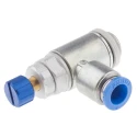Festo GRLA Series Flow Controller Threaded Outlet Male and Female ISO 1179-1 and ISO 228-1, Max 1 Bar GRLA-1/4-QS-8-RS-D