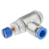 Festo GRLA Series Flow Controller Threaded Outlet Male and Female ISO 1179-1 and ISO 228-1, Max 1 Bar GRLA-1/4-QS-8-RS-D