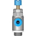 Festo GRLA Series Flow Controller Threaded Outlet Male and Female ISO 1179-1 and ISO 228-1, Max 1 Bar GRLA-1/4-QS-8-RS-D