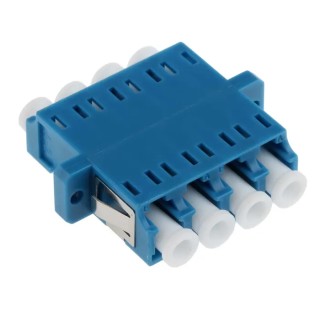 RS PRO LC to LC Multimode Duplex Fibre Optic Adapter, 0.1dB Insertion Loss 121-3947
