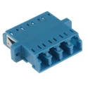 RS PRO LC to LC Multimode Duplex Fibre Optic Adapter, 0.1dB Insertion Loss 121-3947