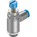 Festo GRLA Series Flow Controller Threaded Outlet Male and Female ISO 1179-1 and ISO 228-1, Max 1 Bar GRLA-1/4-QS-8-RS-D