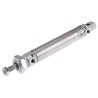 Festo 100 mm Double Acting Pneumatic Cylinder with Air Cushion, Direct Mount, DSNU-25-100-PPV-A