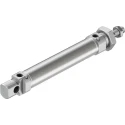 Festo 100 mm Double Acting Pneumatic Cylinder with Air Cushion, Direct Mount, DSNU-25-100-PPV-A