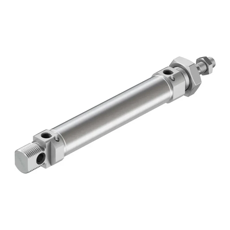 Festo 100 mm Double Acting Pneumatic Cylinder with Air Cushion, Direct Mount, DSNU-25-100-PPV-A