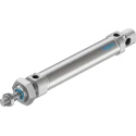 Festo 100 mm Double Acting Pneumatic Cylinder with Air Cushion, Direct Mount, DSNU-25-100-PPV-A
