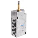 Festo Pneumatic Solenoid Valve 5/2 Solenoid G Threaded Port 1/4 in Aluminium Body MFH-5-1/4