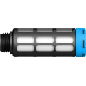 Festo Pneumatic Silencer Thermoplastic 1/4 in G Threaded Connection 10 bar Max Pressure U-1/4