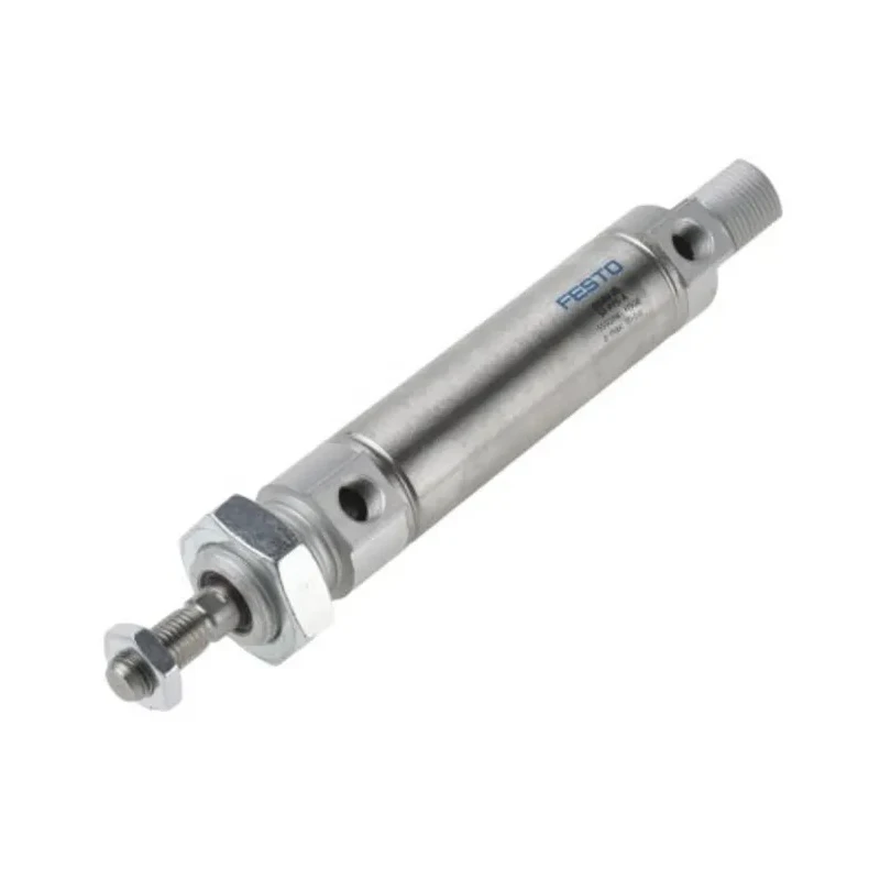 Festo Pneumatic Cylinder 25 mm Bore 50 mm Stroke Adjustable Pneumatic Cushioning Double-Acting DSNU-25-50-PPV-A