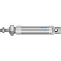 Festo Pneumatic Cylinder 25 mm Bore 50 mm Stroke Adjustable Pneumatic Cushioning Double-Acting DSNU-25-50-PPV-A