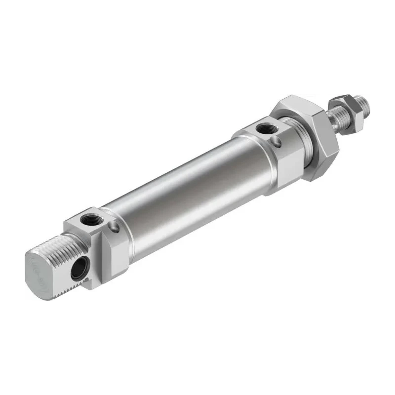 Festo Pneumatic Cylinder 25 mm Bore 50 mm Stroke Adjustable Pneumatic Cushioning Double-Acting DSNU-25-50-PPV-A