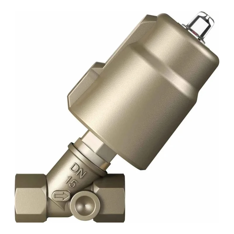 Festo Pneumatic Actuated Angle Seat Valve 16 bar 1/2 in Threaded VZXF-L-M22C-M-B-G12-120-H3B1-50-16