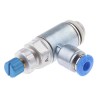 Festo GRLA Series Flow Controller Exhaust Valve, Threaded Outlet, Adjustable Flow, 1 bar Max Pressure GRLA-1/8-QS-4-RS-D