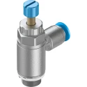 Festo GRLA Series Flow Controller Exhaust Valve, Threaded Outlet, Adjustable Flow, 1 bar Max Pressure GRLA-1/8-QS-4-RS-D