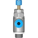 Festo GRLA Series Flow Controller Exhaust Valve, Threaded Outlet, Adjustable Flow, 1 bar Max Pressure GRLA-1/8-QS-4-RS-D