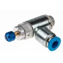 Festo GRLA Series Flow Controller Exhaust Valve, 197581, Inlet Female, Outlet Male Threaded GRLA-1/8-QS-6-RS-D