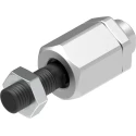 Festo Floating Joint for Pneumatic Cylinder, Galvanised Steel, M6 Size, Moderate Corrosion Resistance FK-M6